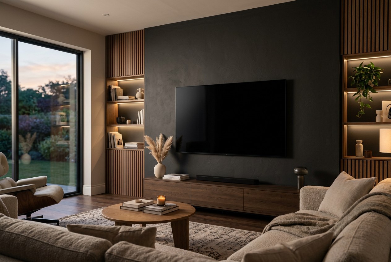 Wall mounted television